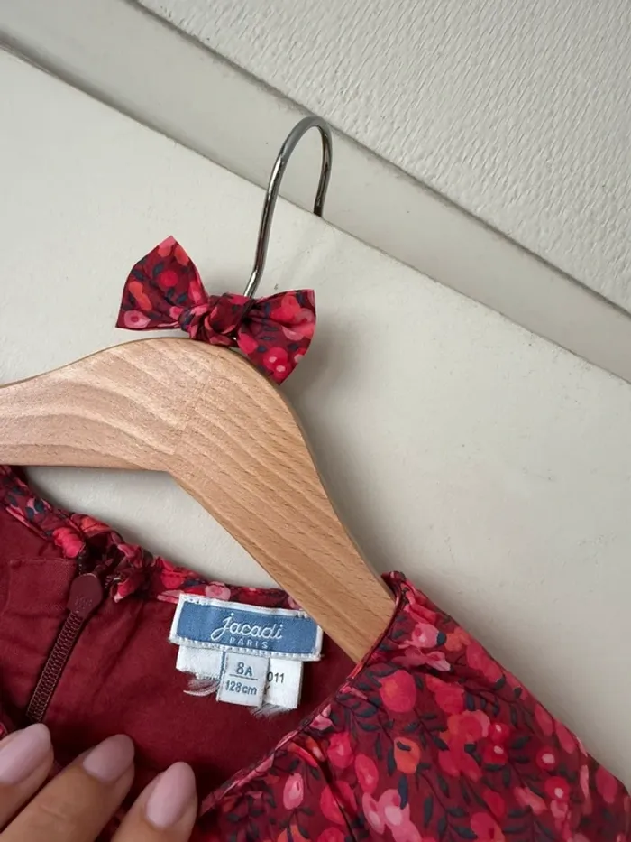 Robe jacadi liberty et barrette - photo numéro 2