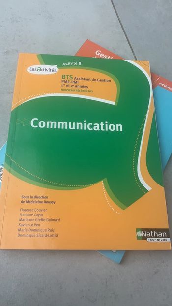 Livre BTS formation communication