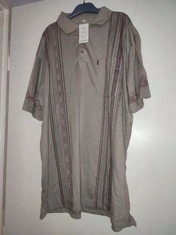 Polo beige manches courtes taille XXL Lucky