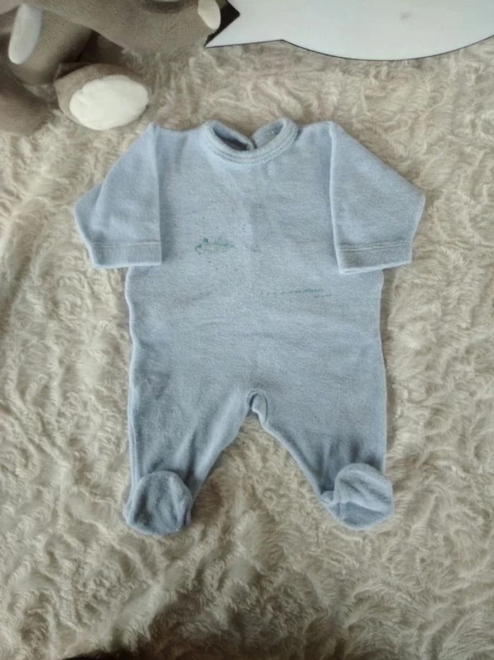 Pyjama grenouillère Garçon 1 mois Petit bateau - photo numéro 2