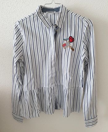Chemise manches longues creeks rayée