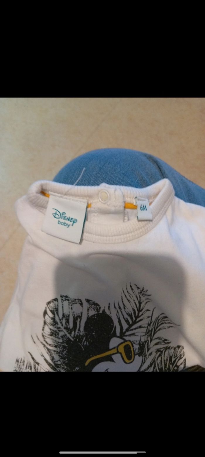 Lot de 2 t shirt taille 6 mois - photo numéro 6