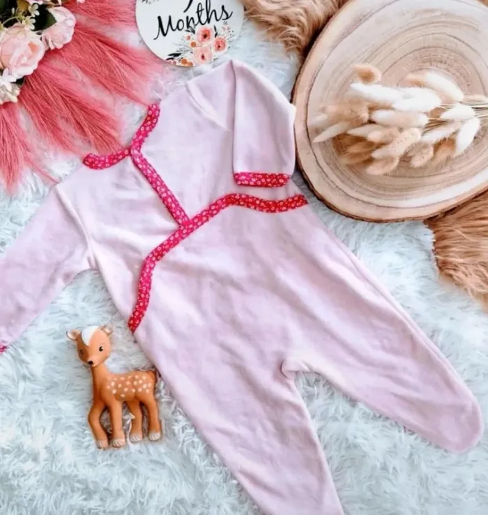 Pyjama et bandeau cheveux petit bateau fille 9 mois 🎀 - photo numéro 6