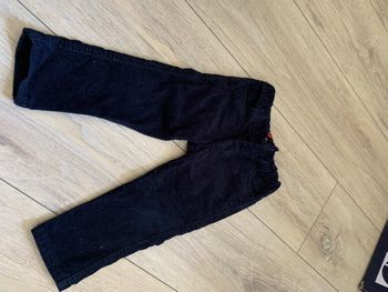 Pantalon velours noir