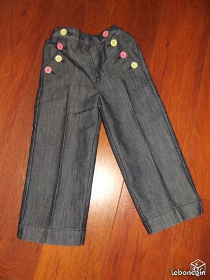 Jean à pont fille, taille 3 ans NEUF