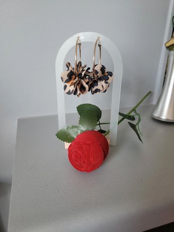 Boucles d'oreilles creoles panthères