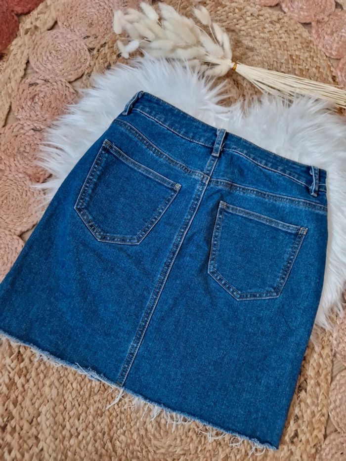 Jupe en jean fendue Tally Weijl taille 36 - photo numéro 3