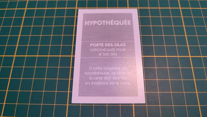 Titre de propriété Porte des lilas Monopoly Et si le Monopoly était inventé aujourd'hui #C22 - photo numéro 2