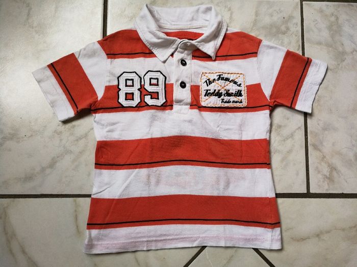 Polo rayé MC 6 ans Teddy Smith