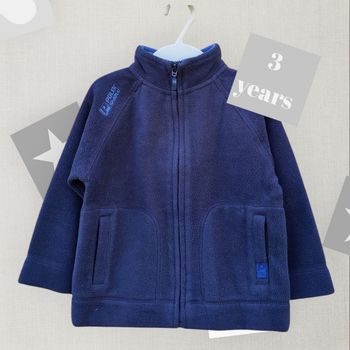 Veste polaire garçon 3 ans bleu marine