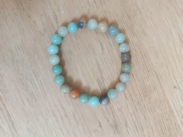 Bracelet en Amazonite multicolore neuf