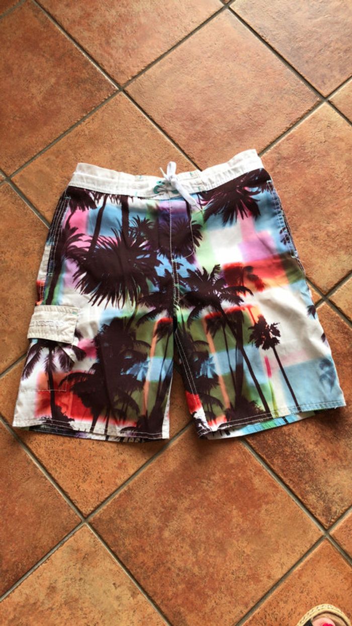 Longboard short de plage 12 ans