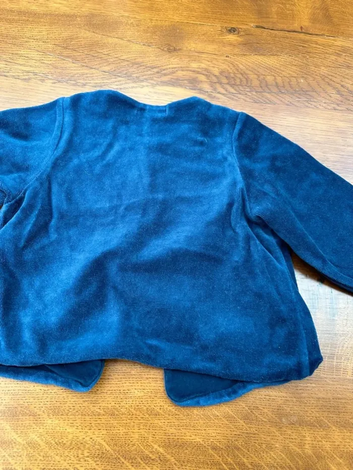 Gilet Obaibi polaire 23 mois 2 ans bleu marine - photo numéro 2