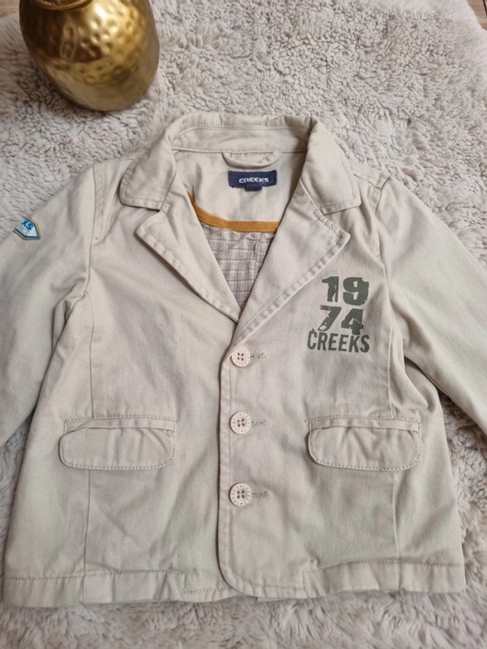 Veste beige Creeks  12 mois - photo numéro 2