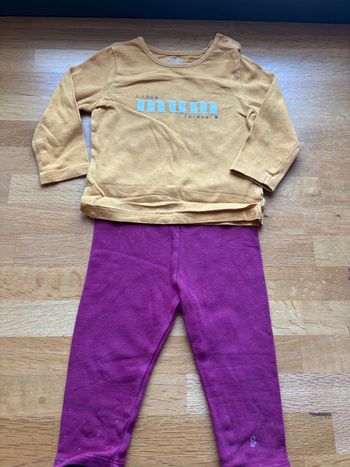 Ensemble Obaibi Kiabi 9 mois fille