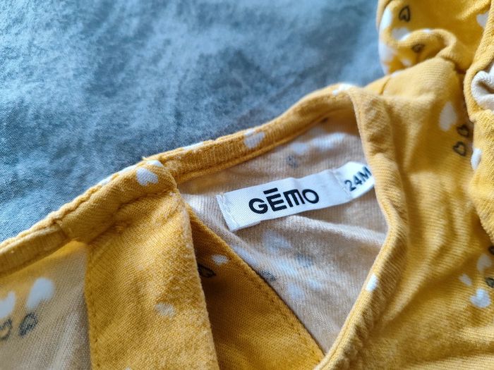 Robe moutarde 24 mois GEMO - photo numéro 2