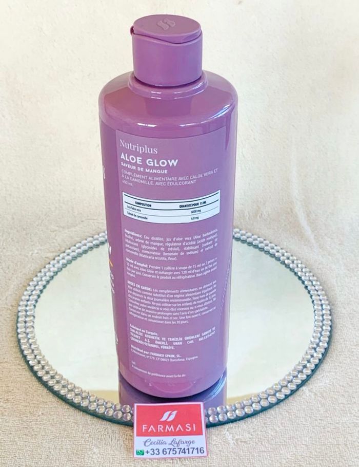 Aloe Glow Mango (Aloe Vera-Mango) Farmasi Nutriplus - photo numéro 2