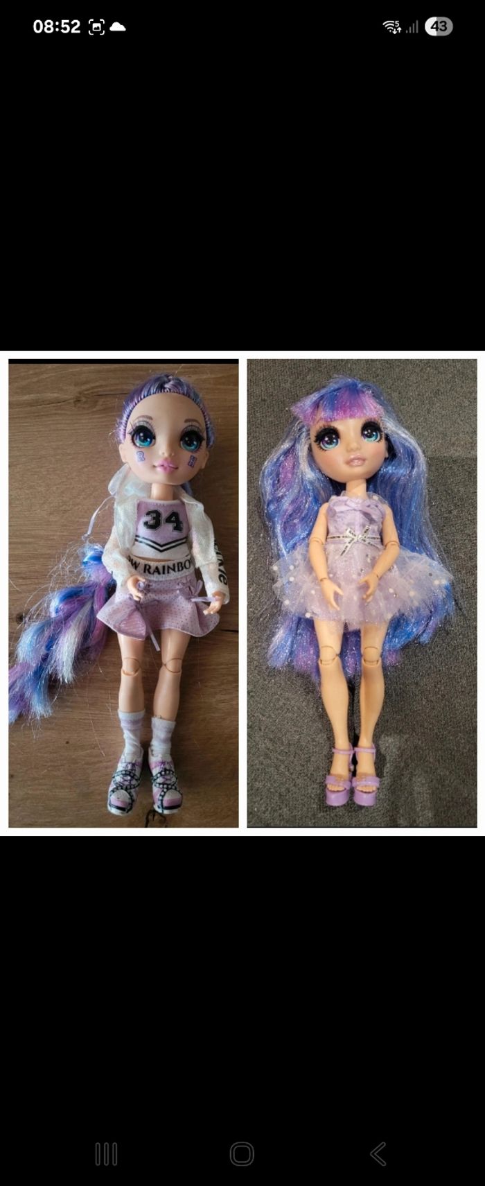 2 poupée rainbow high