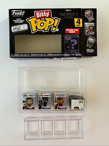 Lot 4 figurines Bitty Pop Marvel the infinity saga