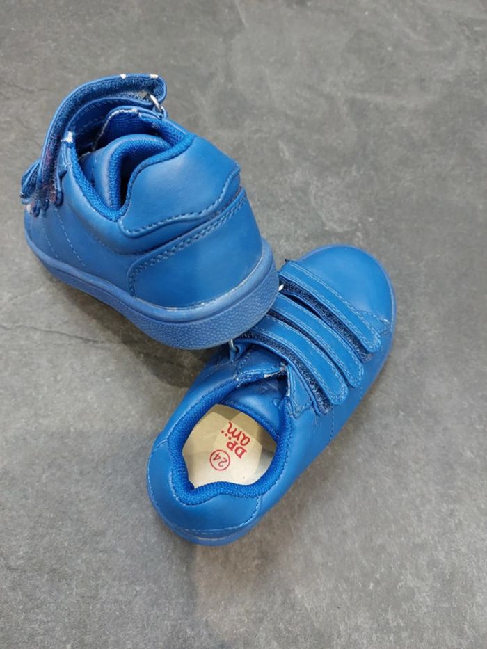 Baskets scratch DPAM T24 bleu roi - photo numéro 3