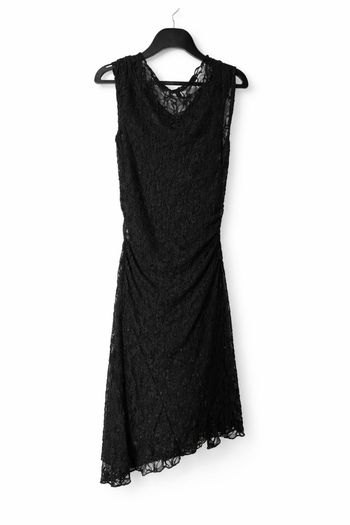 Robe noire  élégante  à dentelle
