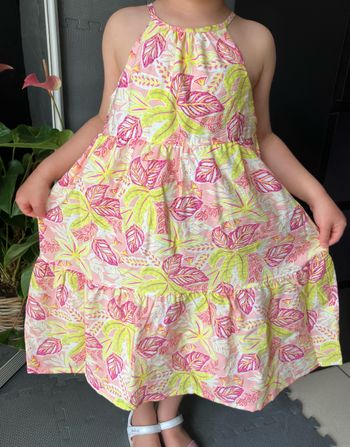Robe longue fleurie 5 ans