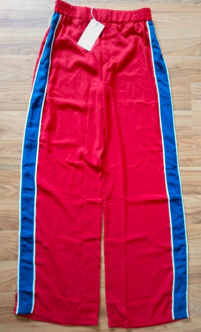 Joli pantalon fluide jambes larges taille 38 40 - photo numéro 2