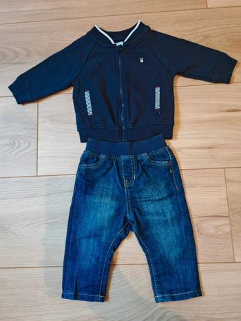 Ensemble Okaïdi gilet pantalon