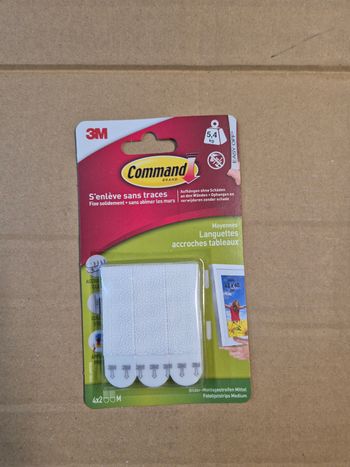 Languettes accroches tableaux 3M