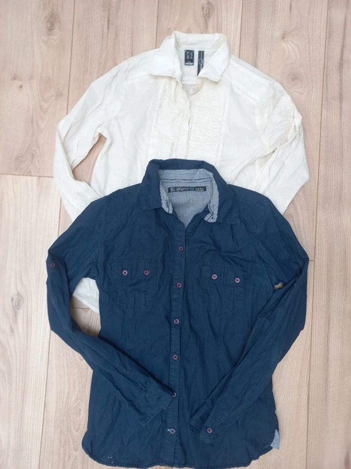 Lot 2 chemisiers en taille S