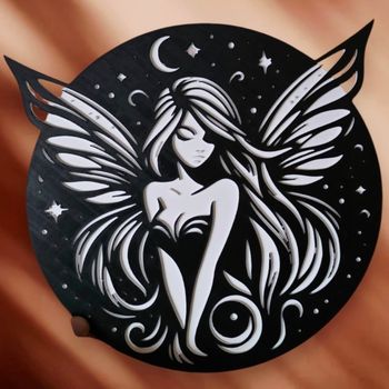 Magnifique cadre fee lune