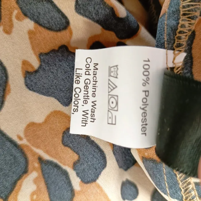 Robe Léopard, robe portefeuille - à nouer, taille fine - robe d'été longue couverte A397 - photo numéro 15