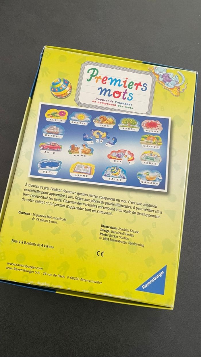 Ravensburger jeu lecture maternelle premiers mot alphabet - photo numéro 4