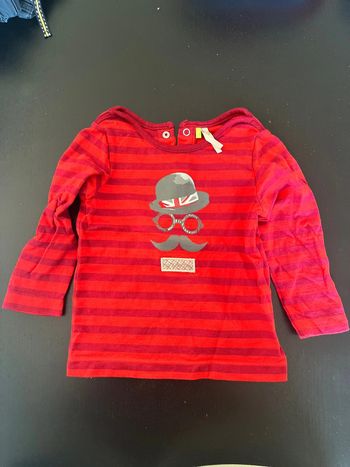 T-shirt 12 mois orchestra rouge