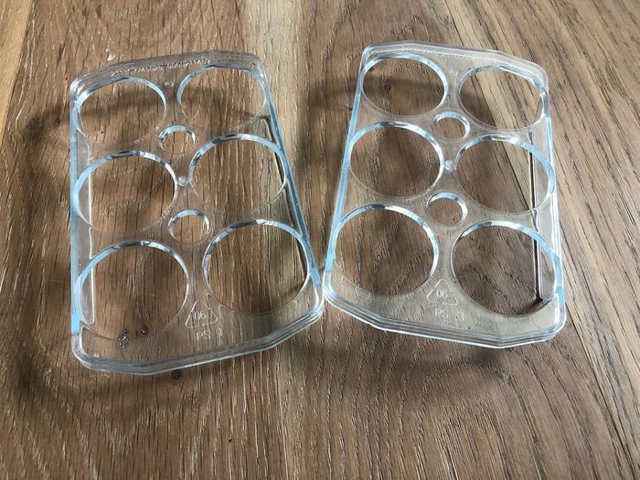 2 casiers à oeufs pour frigo