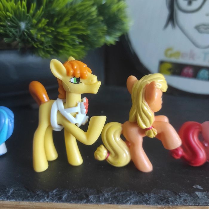 5 My Little Pony G4 blind bag Shining Armor Mr Carrot Cake Roseluck Applejack pepper dance - photo numéro 6