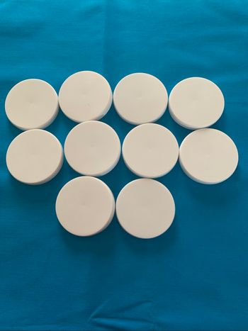12 couvercles pour pots de yaourts diamètre 55 mm