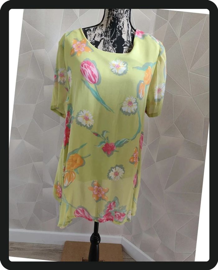 Blouse a fleurs