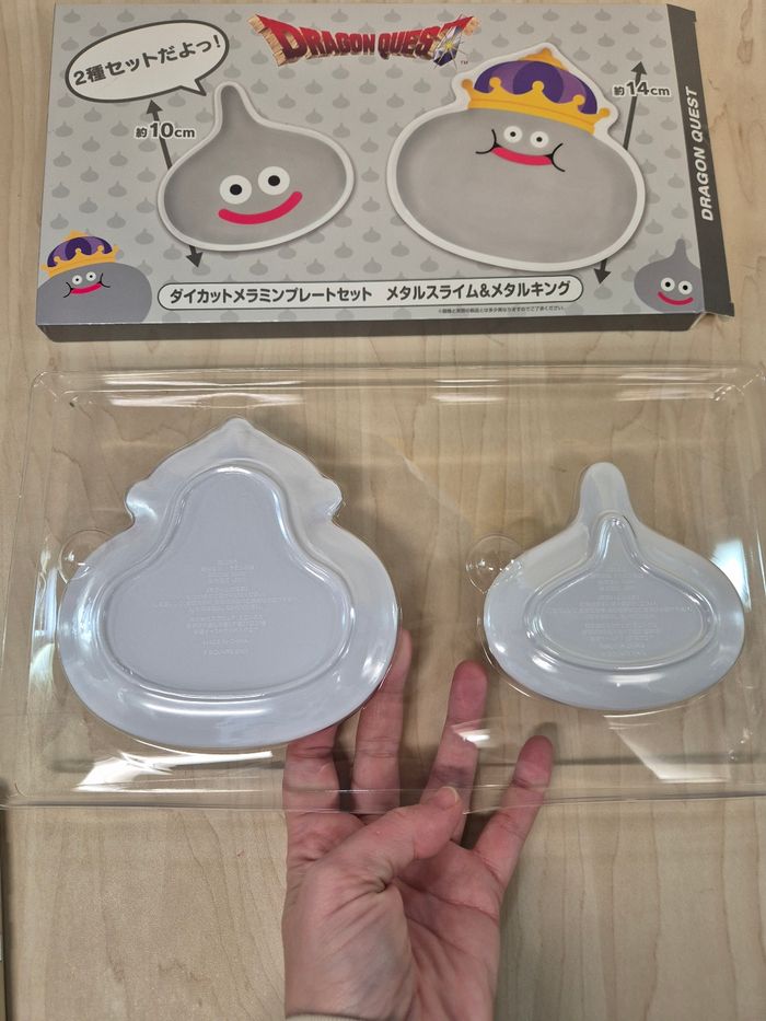 Set 2 mini assiettes Dragon Quest Metal Slime - photo numéro 6
