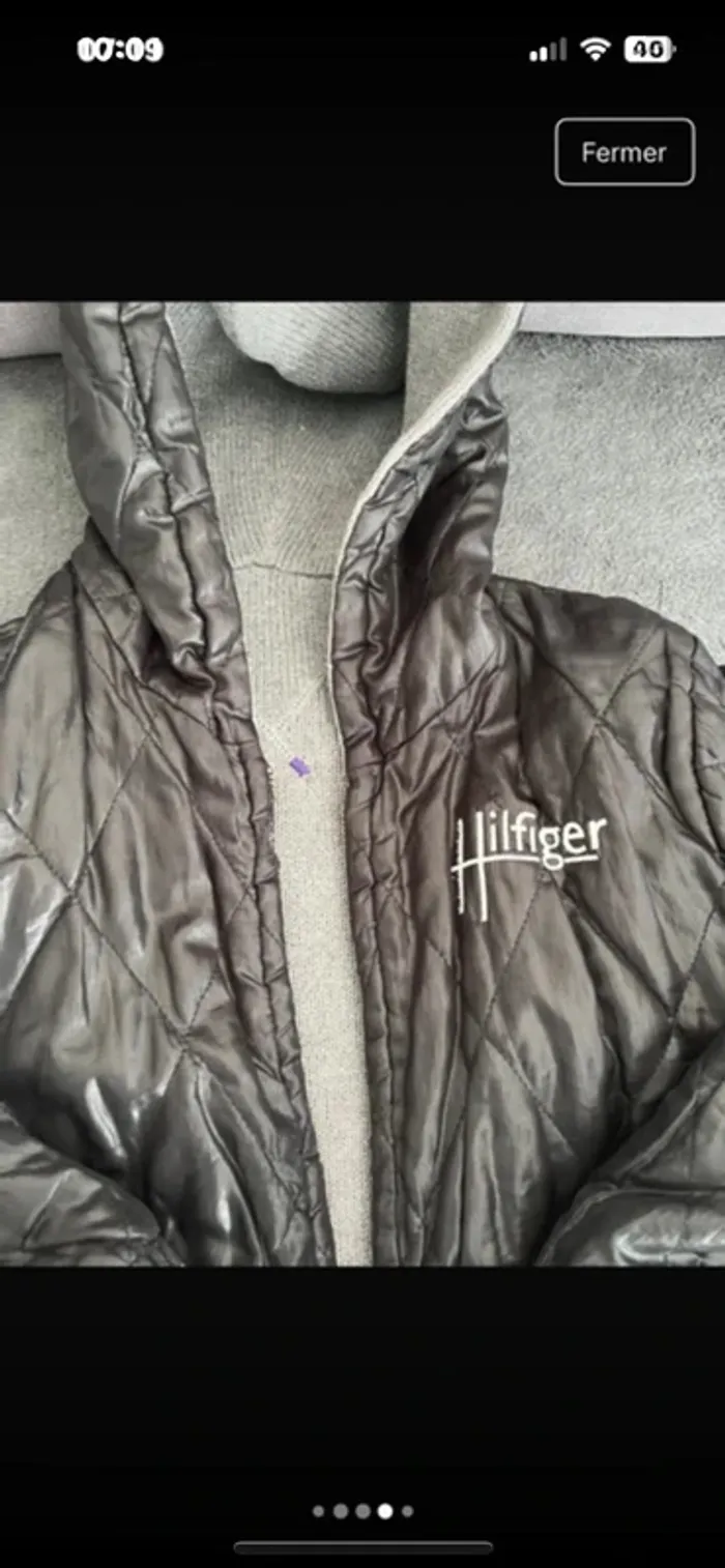 Gilet 2 en 1 tommy hilfiher 6/7 ans - photo numéro 5