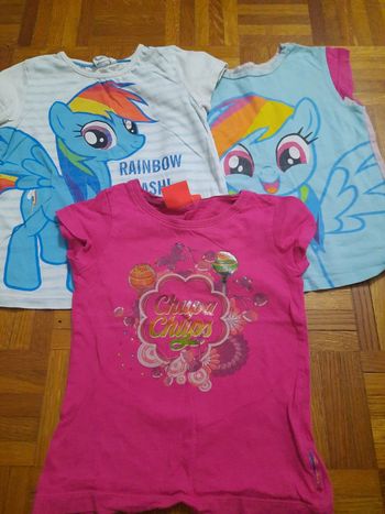 Lot 3 t-shirt 5 ans little poney chupa
