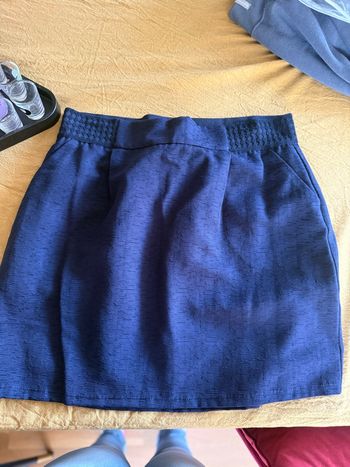 Jupe NafNaf marine T.44 neuve