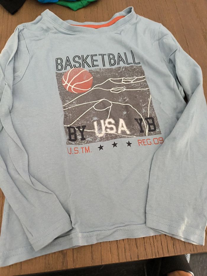 T-shirt manches longues basket USA