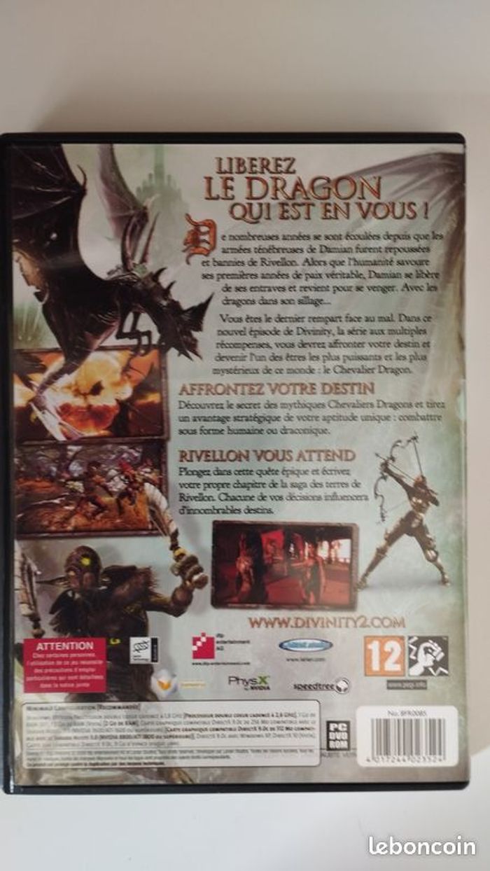 Jeu Pc Dvd Divinity 2 - photo numéro 2