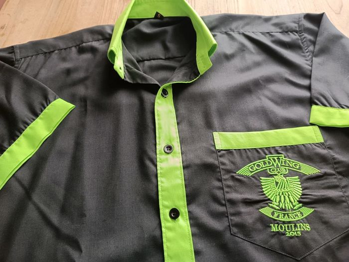 Chemise noir et vert - photo numéro 2