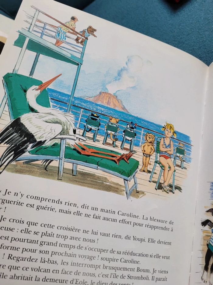 Livre rare La Croisière de Caroline Pierre Probst Hachette Jeunesse Album collection reliure rouge - photo numéro 7