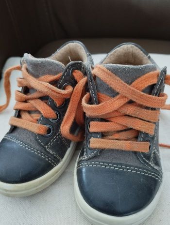 Chaussures cuir Noël bébé 20