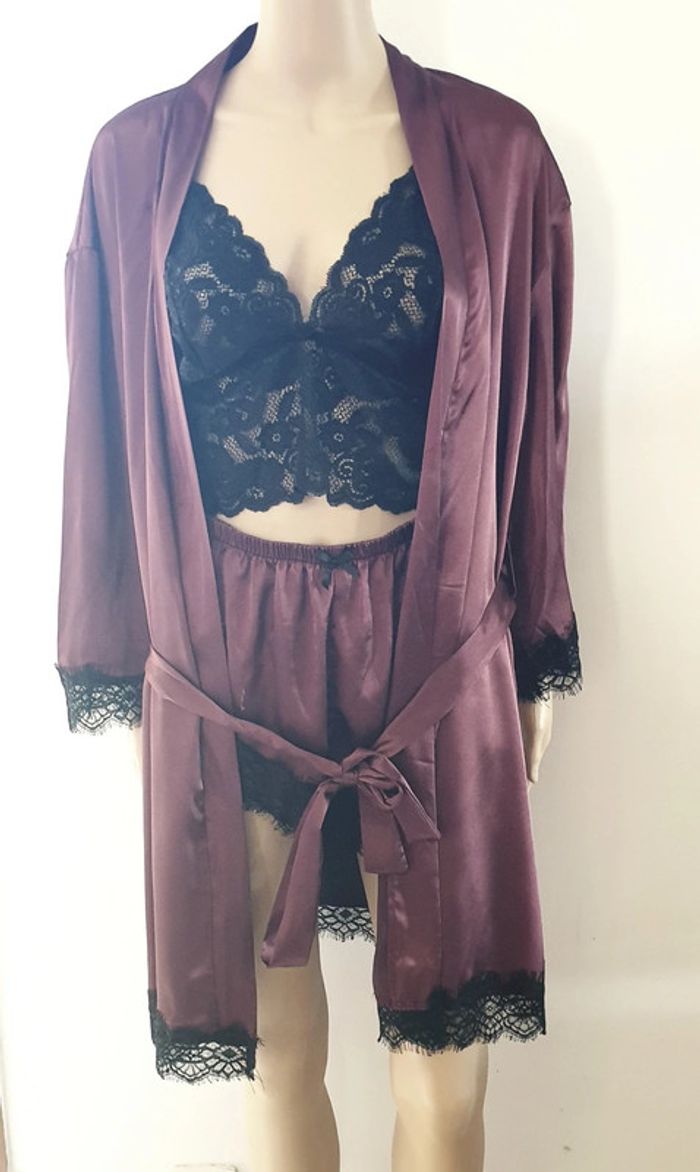 💜 Ensemble sous vêtements l'ingénierie de nuit 40 taille L #emyfleury_40femme
