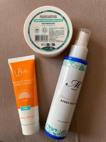 Après soleil visage corps