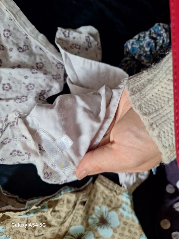 Lot 4 chemisier fille 12 mois - photo numéro 7